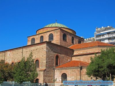 Agia Sofia Temple Thessaloniki. Agia Sophia is a beautiful temple definitely worth your time. Saint Johns underground catacombs are also located right next to the church, in Iktinou St.